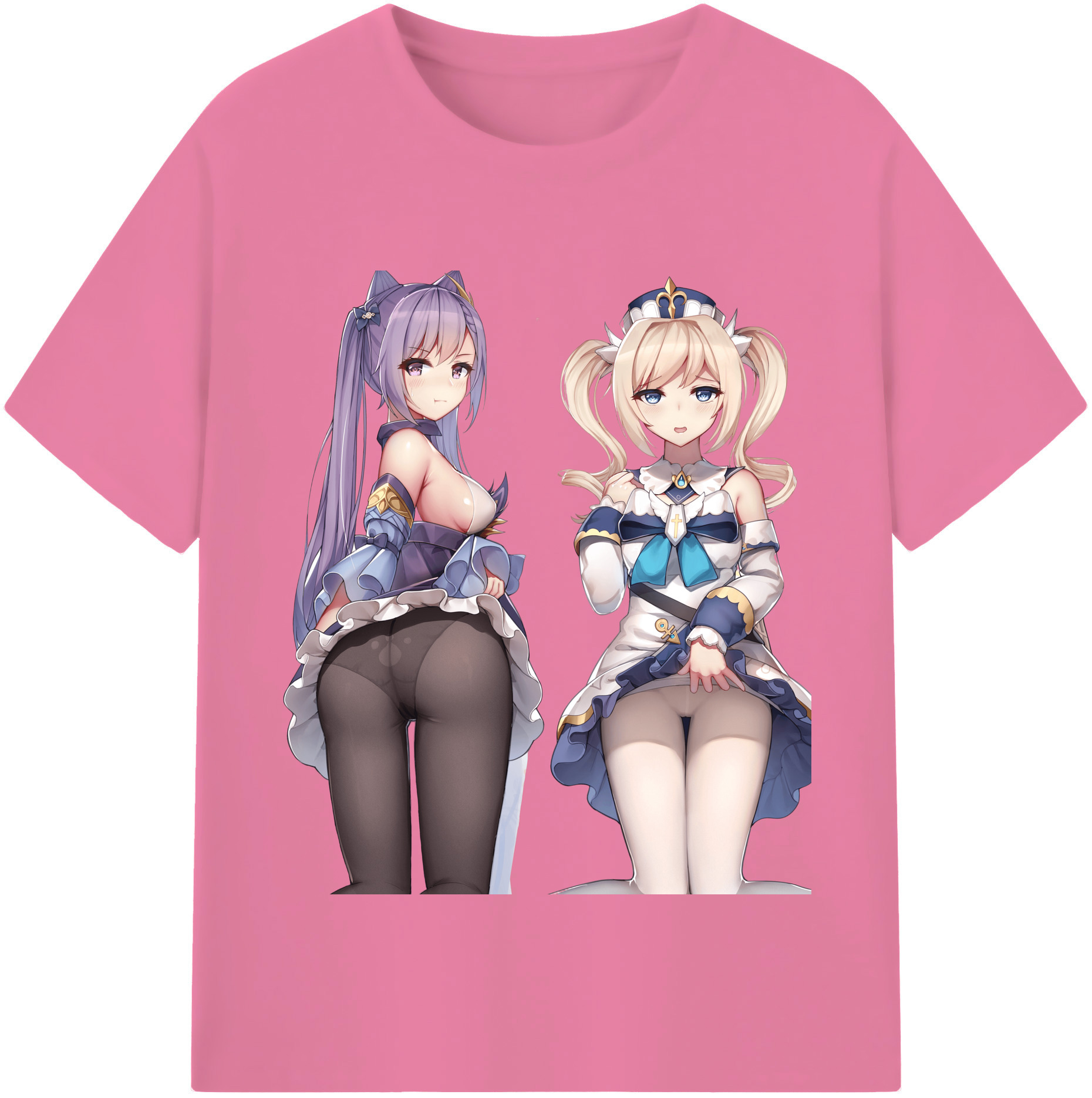 げんし神 刻晴 こくせい genshin Kokusei 綿100％半袖Tシャツ（フロントプリント）